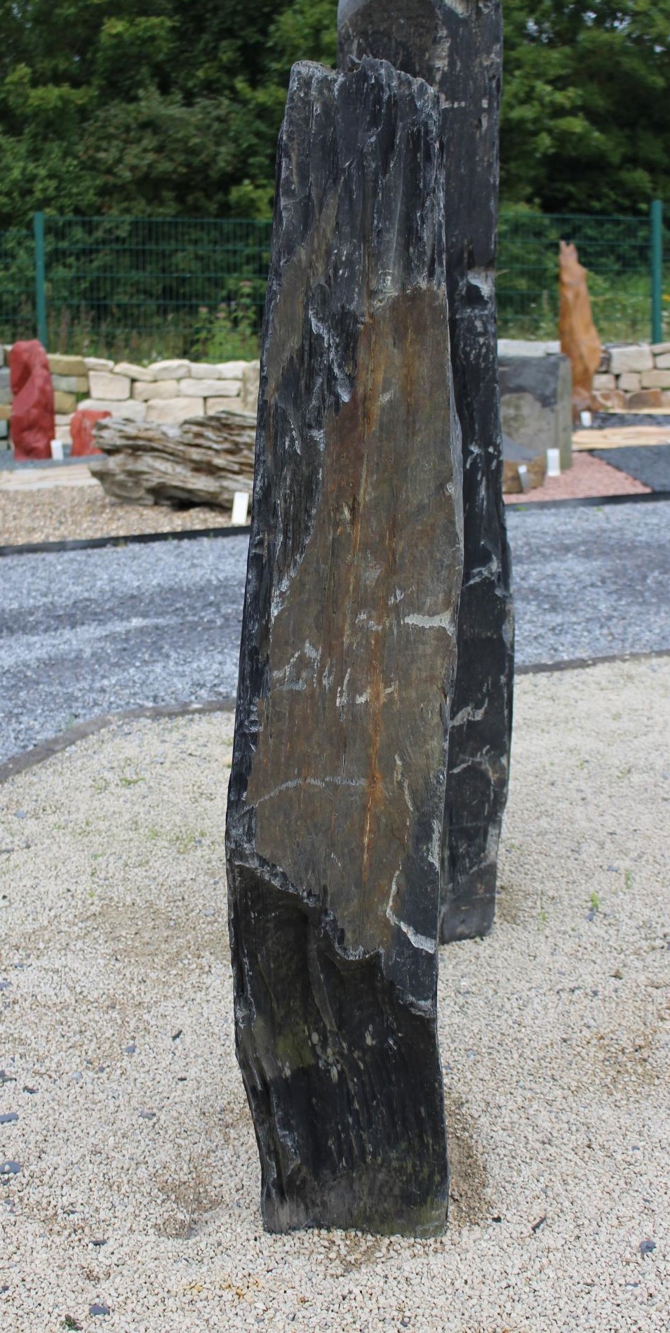 Schiefer schwarz ca. 65x28x165cm