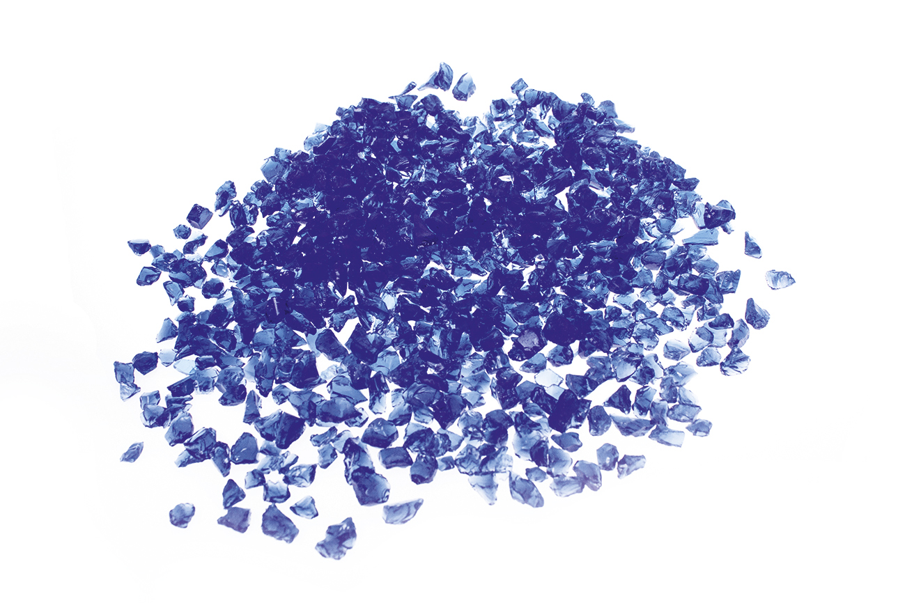 Glassplitt Blue Violet, 5-10